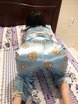 Pijama , phi bóng , satin