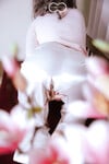 Em mẫu ruột nude cùng bộ trang phục áo dài