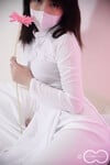 Em mẫu ruột nude cùng bộ trang phục áo dài