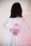 Em mẫu ruột nude cùng bộ trang phục áo dài