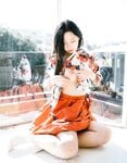 Phơi hàng tắm nắng