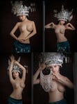 Chụp ảnh trang phục cổ trang nhưng không mặc áo