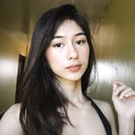 Em teen xinh gái Châu Á mình dây show cặp vú